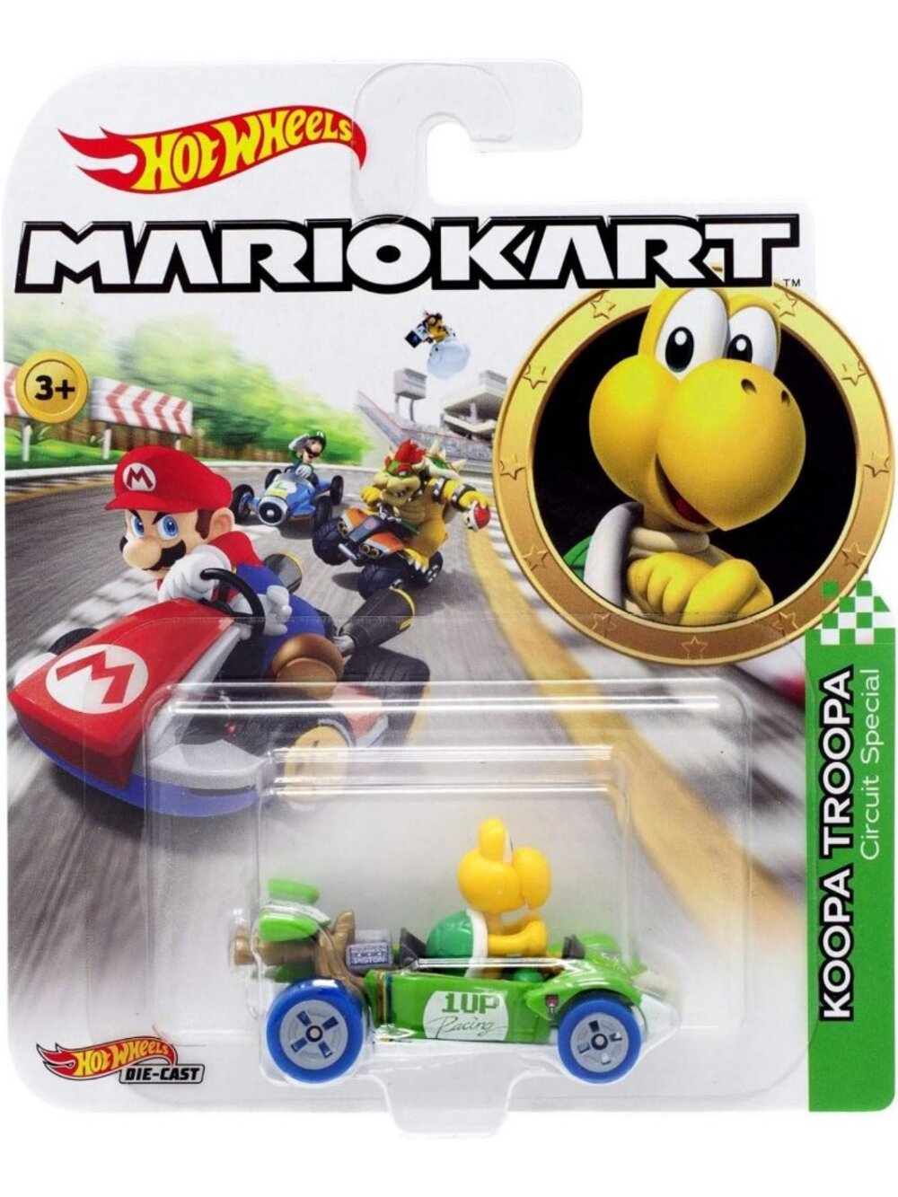 Optimized Poshmark Title: "Diecast Koopa Troopa Car - Hot Wheels 1:64 Scale